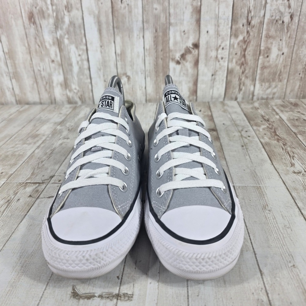 Converse Chuck Taylor All Star Ox Wolf Grey Low Top Sneakers 166710F Mens 6 Wo 8 - Picture 4 of 8